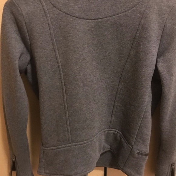 Athleta Grey Bomber Jacket - Picture 2 of 4